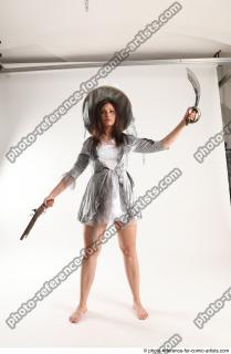 LUCI_AVIOL STANDING POSE WITH GUN AND SWORD